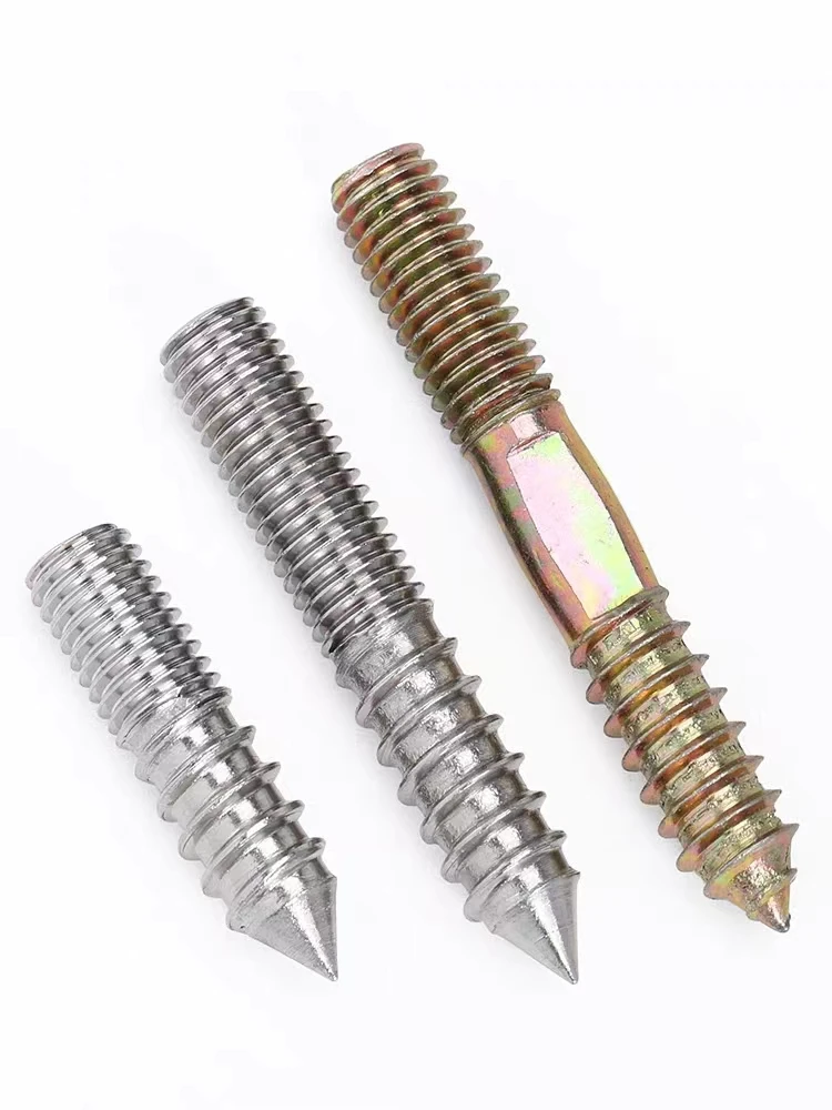 Hot selling Conor zinc double head dental wood screws M4 M6 M8 M10 stainless steel Self tapping furniture screws