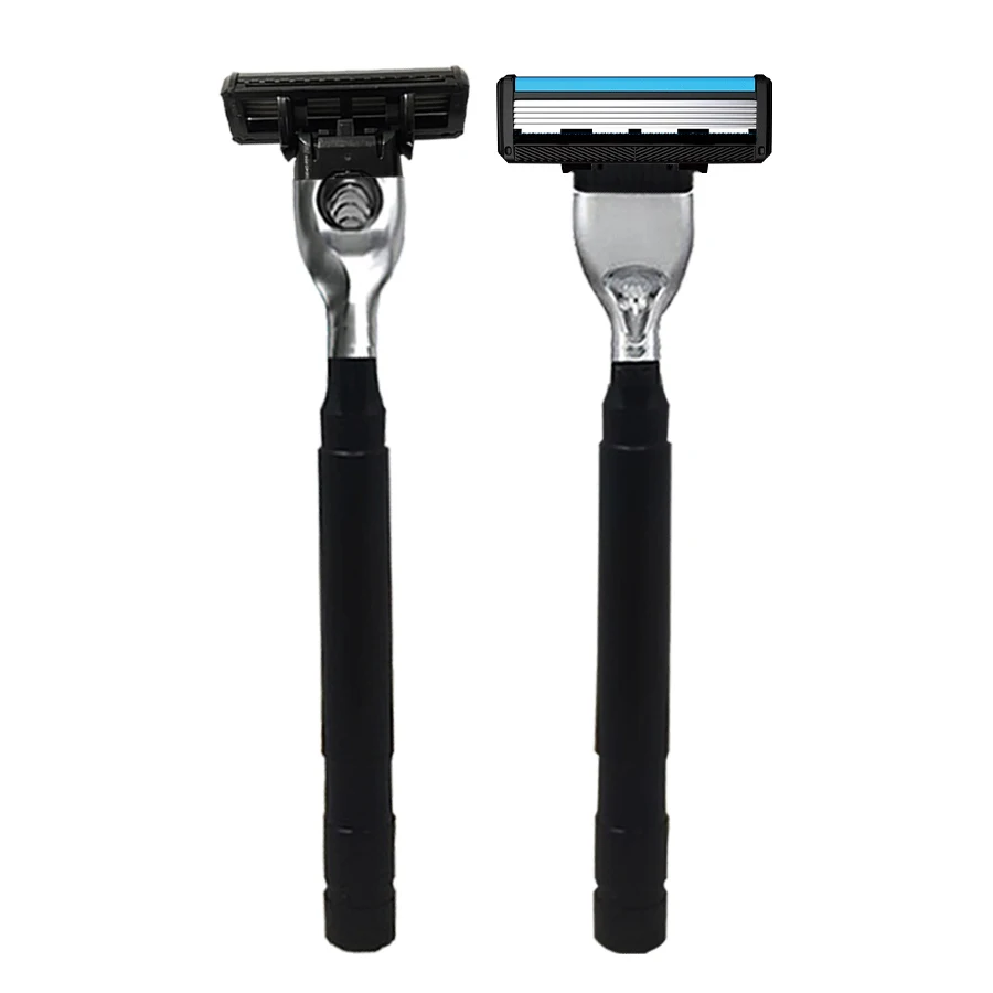 High quality 5 blade razor  with whole metal handle shaving razor for men