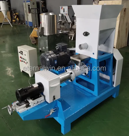 Small scale good quality Tilapia Fish feed extruder/pet food processing machine/dog food production line