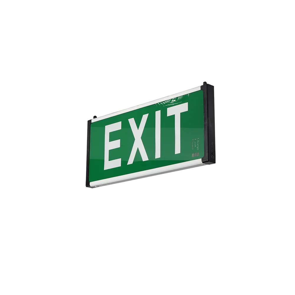 Factory Price High Quality Emergency Exit Sign Wall Mounted Emergency Security Led Light Sign Ni-cd 80 3 Hour Bat Sonoff CE ROHS