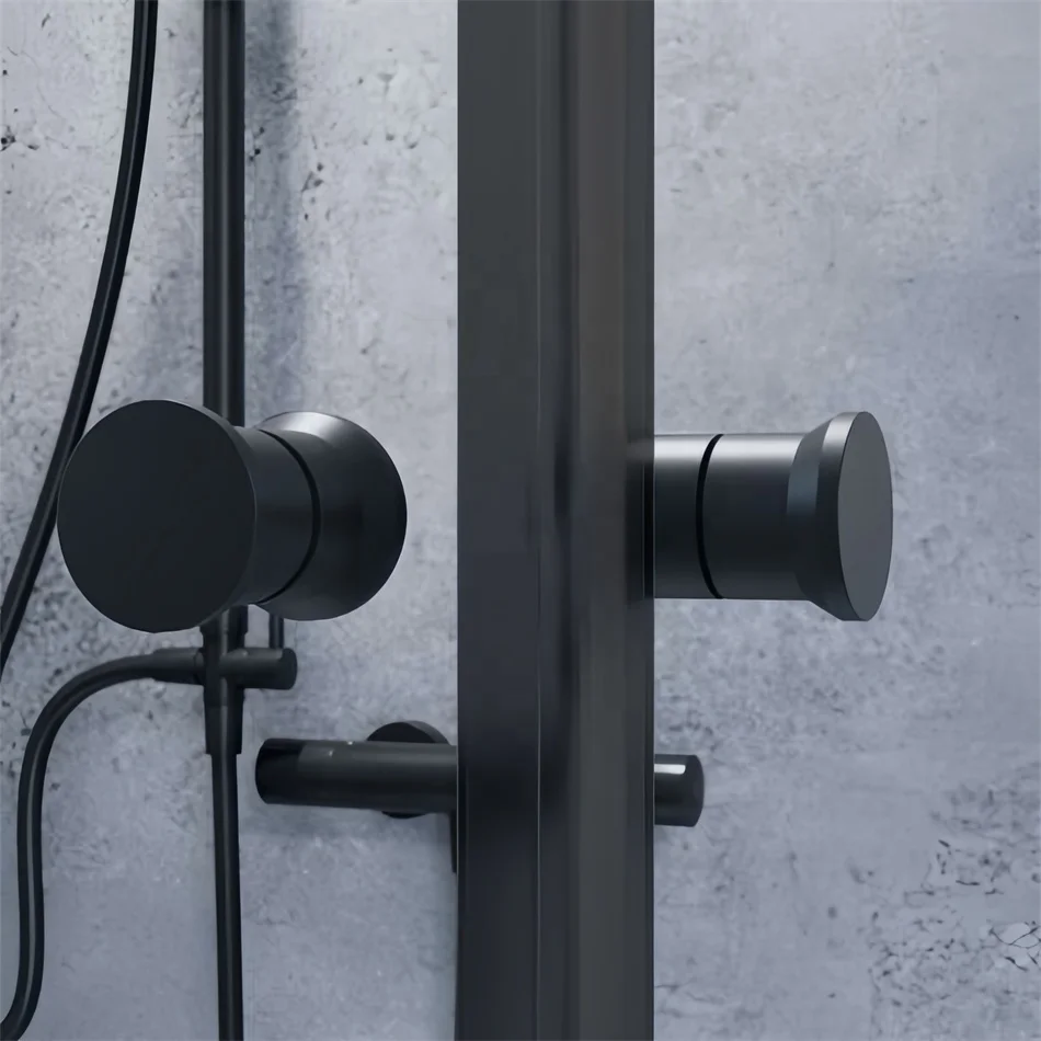 Oumeiga turkey bathroom 750 x 750 corner base shower enclosures double sliding door