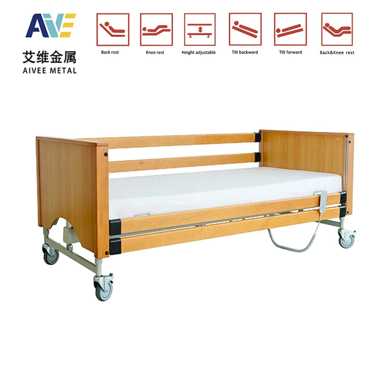 
Cheap price LINAK Five functions electric home care bed for the elderly and disable people 