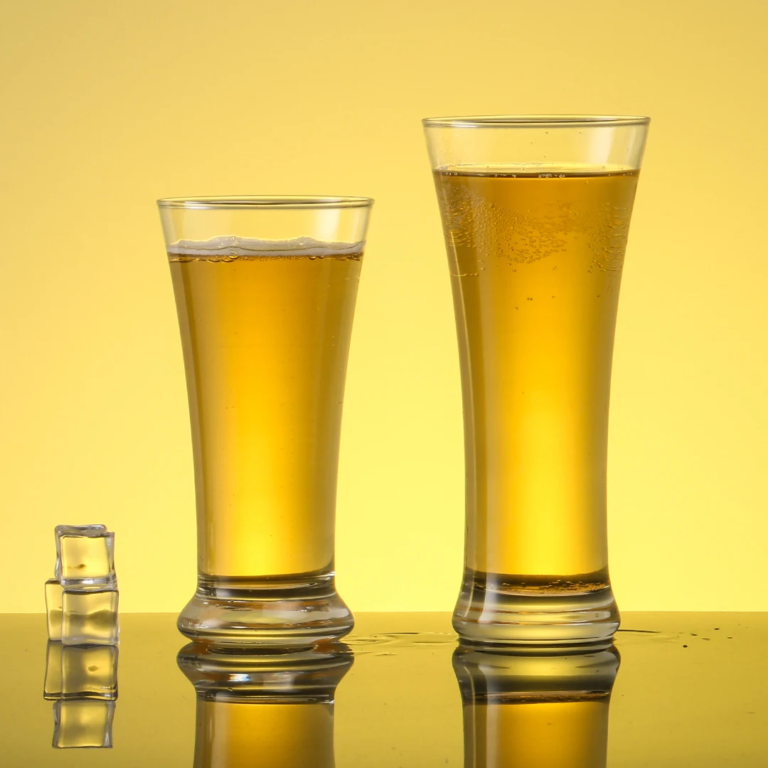 Wholesale Custom Logo High Quality Sublimation Beer Mug Wine Glass Cup Beer Glasses Set Clear Craft Beer Glass