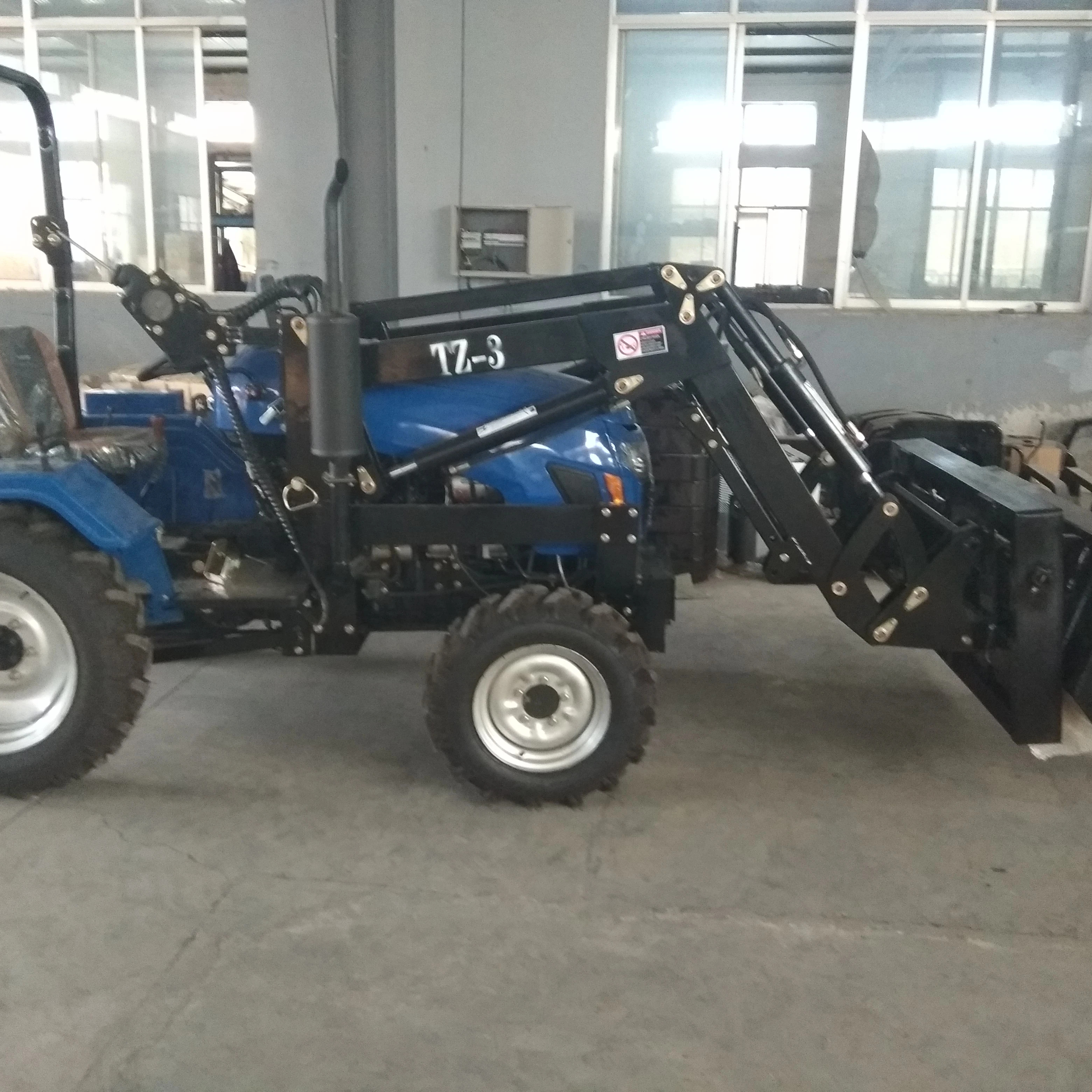 
4wd mini farm tractor with fork,4 in1 bucket 