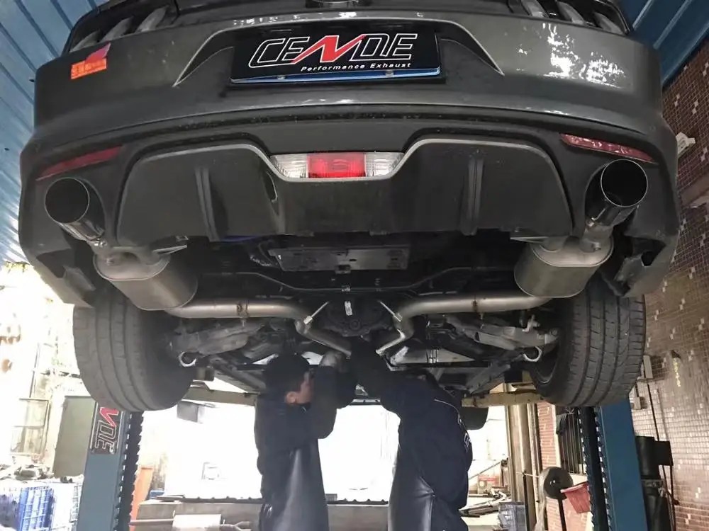  Заводской глушитель клапана CENDE выхлопная система GT 5 0 T/2 3 T для выхлопных газов FORD