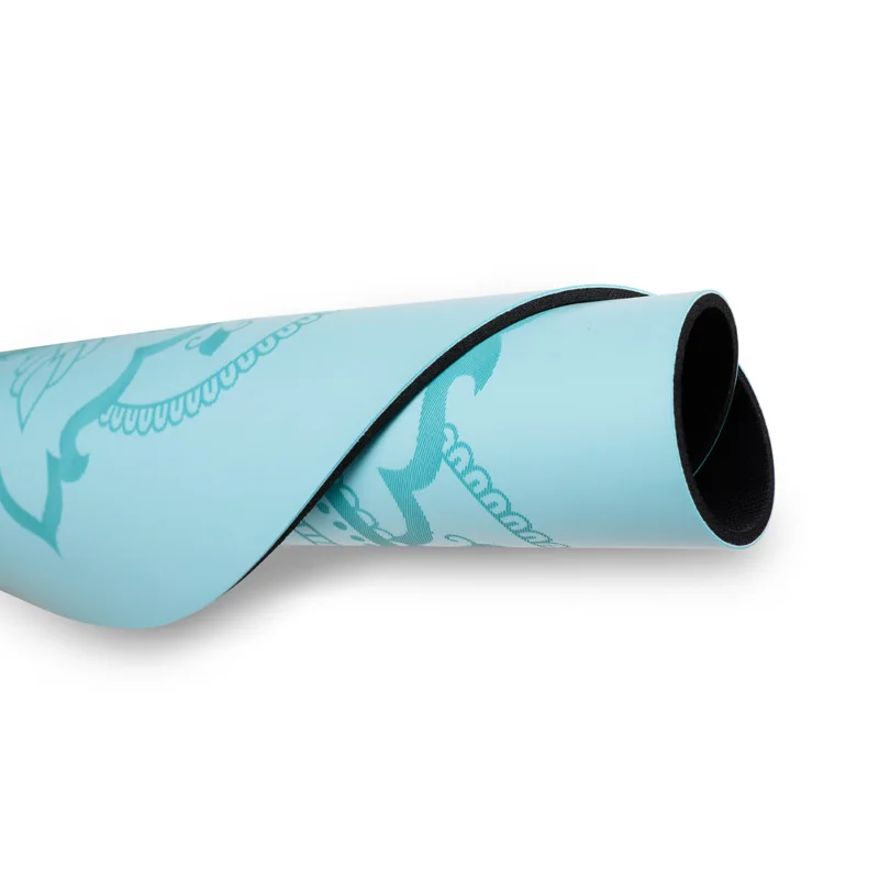 2018 fashion anti slip eco friendly round microfiber circle yoga mat  yoga mat round yoga massage mat