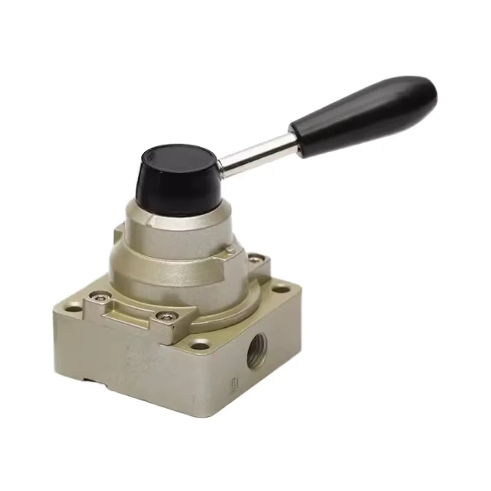 K34R6-8D Pneumatic hand rotary valve HV-02/03/04/K34R6/HV200B pneumatic switch cylinder control switch