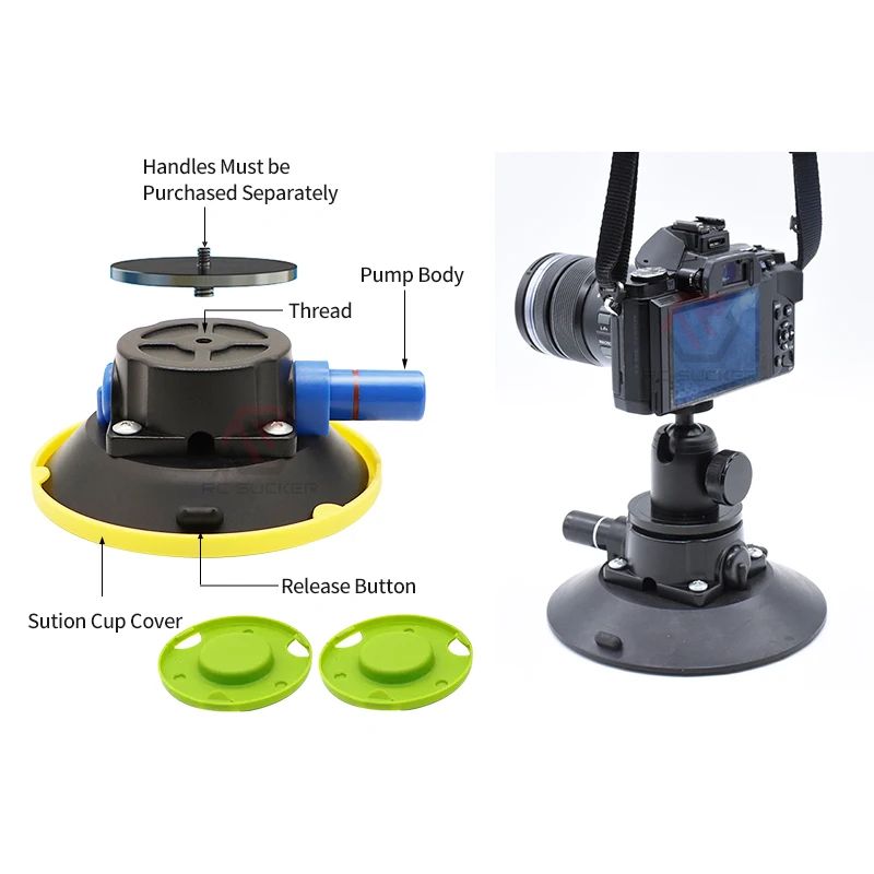 Bicycle Roof Rack Windshield Phone Holder Suction Cup With Screw And Nut