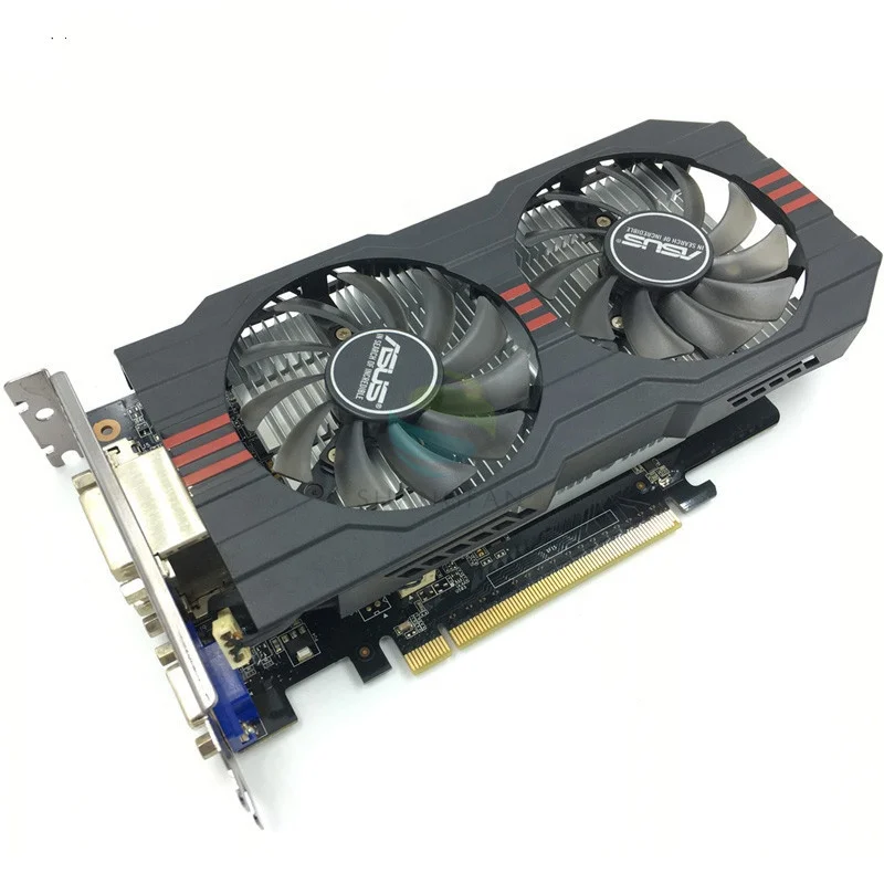  Для Видеокарта ASUS GTX 750 Ti 2 Гб 128Bit GDDR5 видеокарты для nVIDIA 750Ti б/у