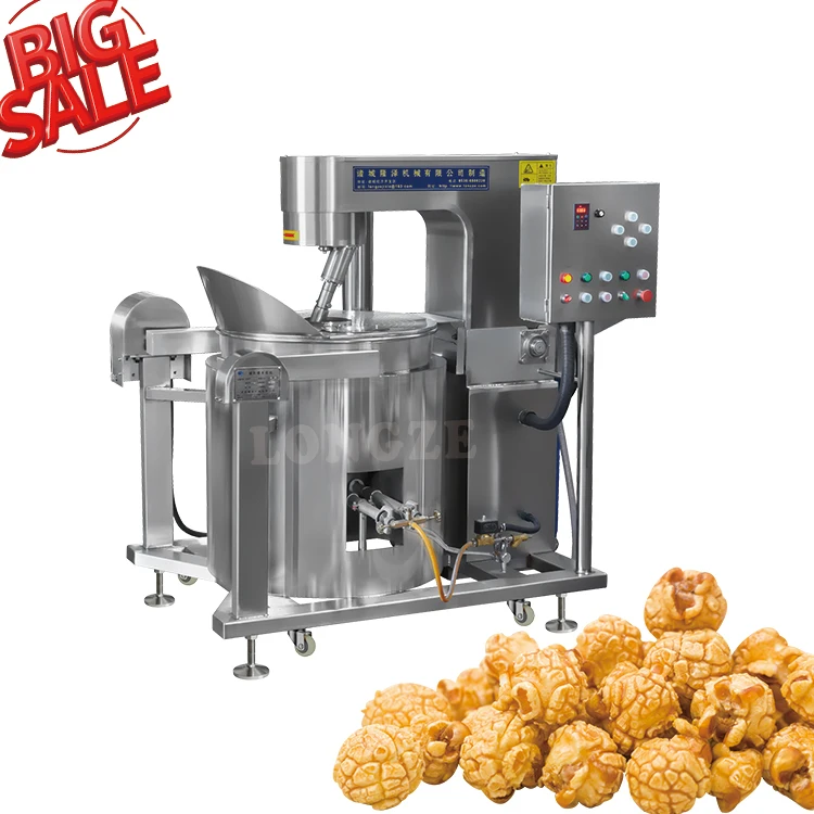 Industry Equipments Popcorn Production Line Caramel Popcorn Making Machine for Sell