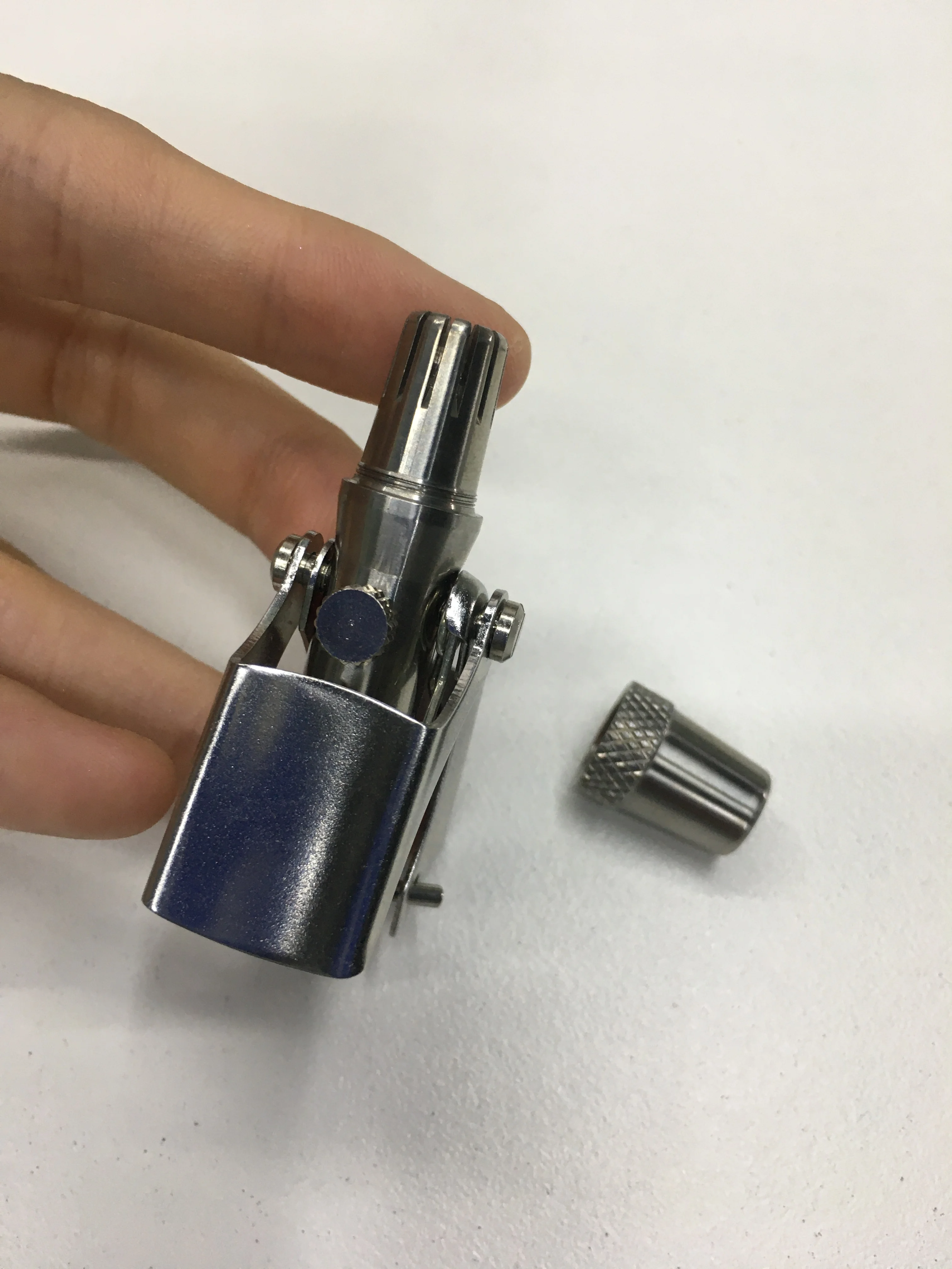 Модернизированный ручной Мужской микро-триммер для волос в носу из нержавеющей стали