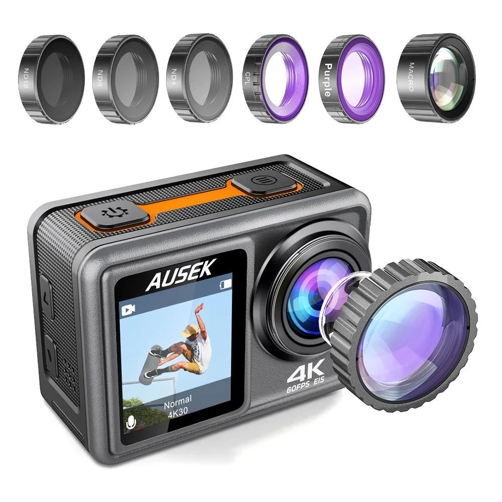 Blog Video Camera Bicycle Rear Light Camera Recorder 4K Camera For Streaming On Youtube Gopro Hero 5  Black