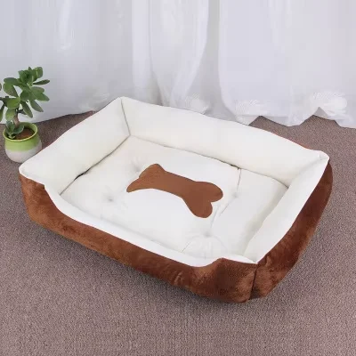 Thickened warm winter cotton golden retriever Labrador big dog bed deep sleep comfortable pet mat dog mattress