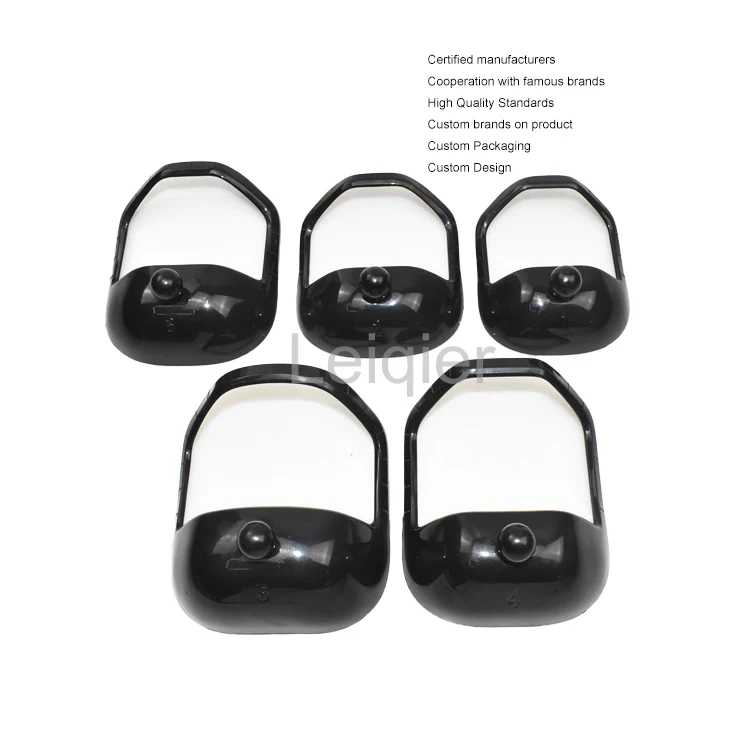 Custom Logo Beard Grooming Set  Face Hair Styling Tool Goatee Mustache Trimmer Guide with Transparent Templates