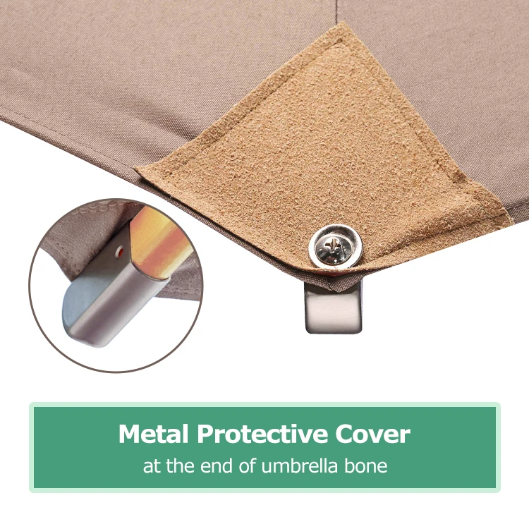 Уличный зонт из Букового дерева для внутреннего дворика, настольный зонт для пляжа, двора, сада