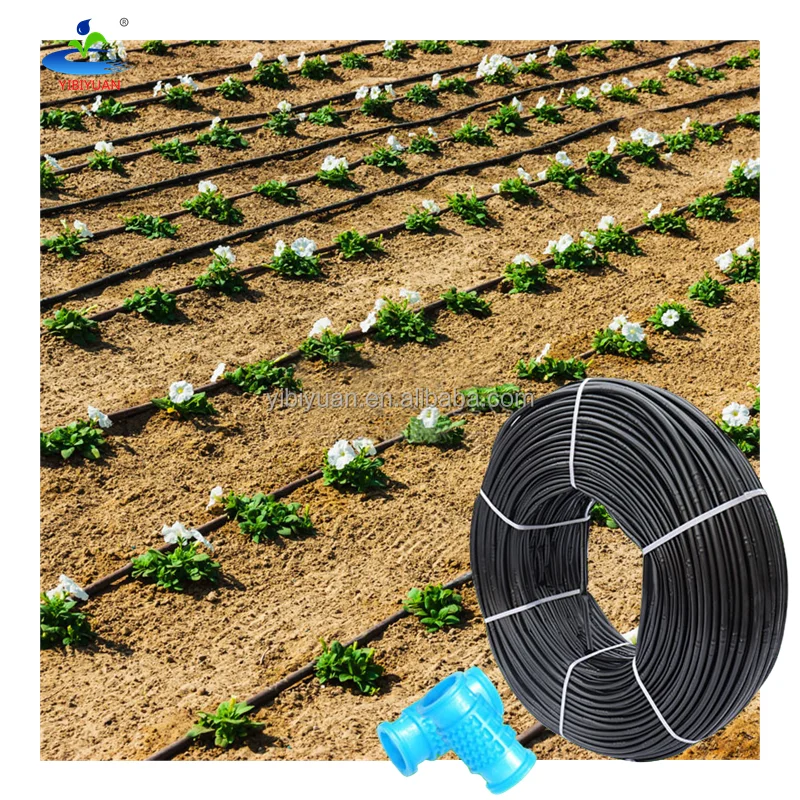 Irrigation Pipe Drip Pipe with Inner Cylindrical Dripper Drip Lines for Irrigation