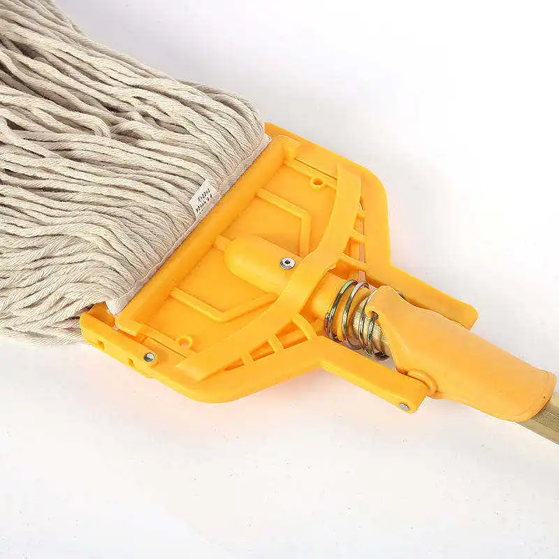 Low MOQ Looped-Cut Mop Machine Washable and Easy to Clean for Household or Factory Floors