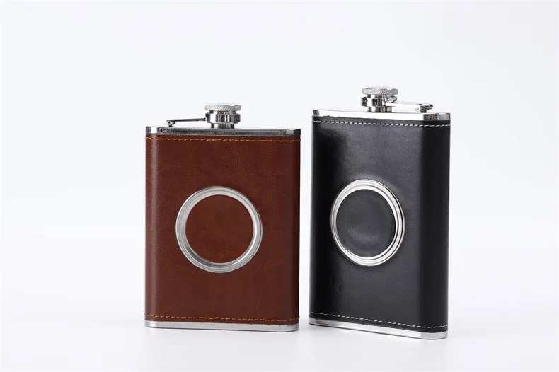 FOCUS Custom Logo Wine Pot Stainless Steel Whiskey Flask Pocket Wine Flask Customized Promotional Gift for Men Wine Bottle
