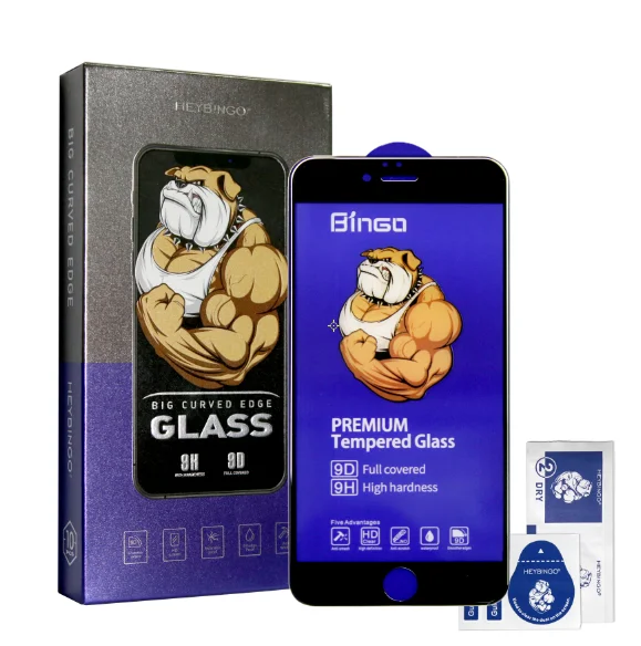 OEM Bingo heybingo dog 0.4mm anti dust tempered glass screen protector for iphone 13 14 pro max