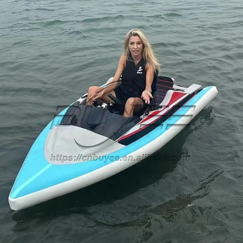 Customizable High Quality Fast Speed Boat Mini Jet Boat New Design Electric Karting Boat For Sale