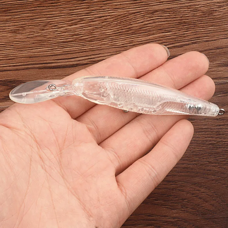 11.2CM 8.5G surface minnow pencil hard crankbait sublimation popper topwater body unpainted fishing lure blank blanks