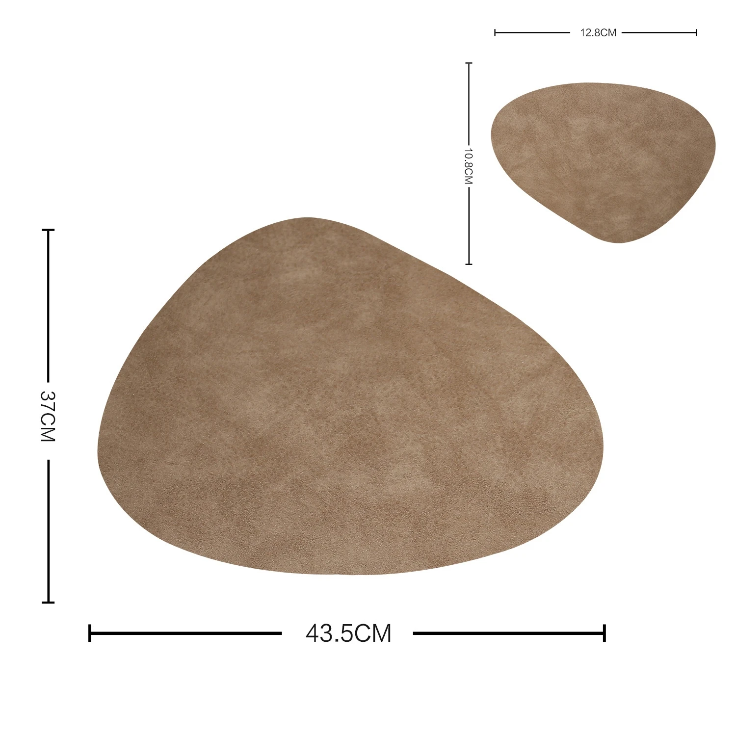 Wholesale Cowhide Patterned Special Placemat Home Waterproof And Oil-Proof Western Placemat