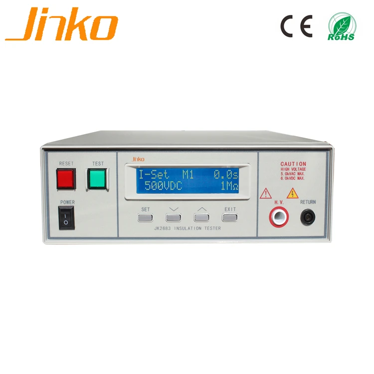Jinko производитель инструментов JK2683 10 В ~ 1000 В измерительный тестер сопротивления изоляции меггер