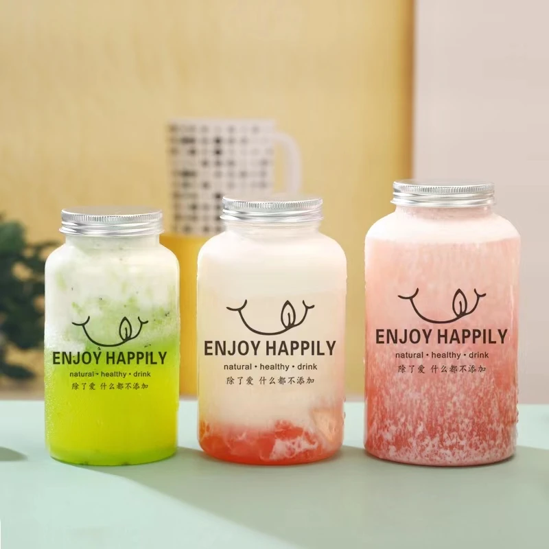 250ml 500ml 650ml Clear PET Empty Juice Plastic Bottle