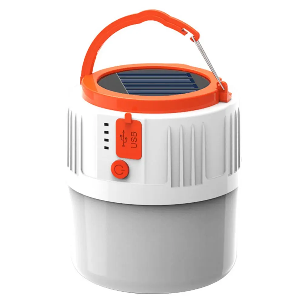 Led Camping Lantern Lamp Outdoor Portable USB Rechargeable Multifunctional Solar Lights