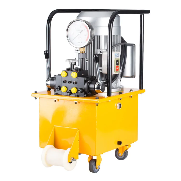 Cheap Cost-effective Pump Lightweight Four Way High-pressure High Power Electric Pump Steel 32 Hydraulic Pump Yellow Wooden 1set