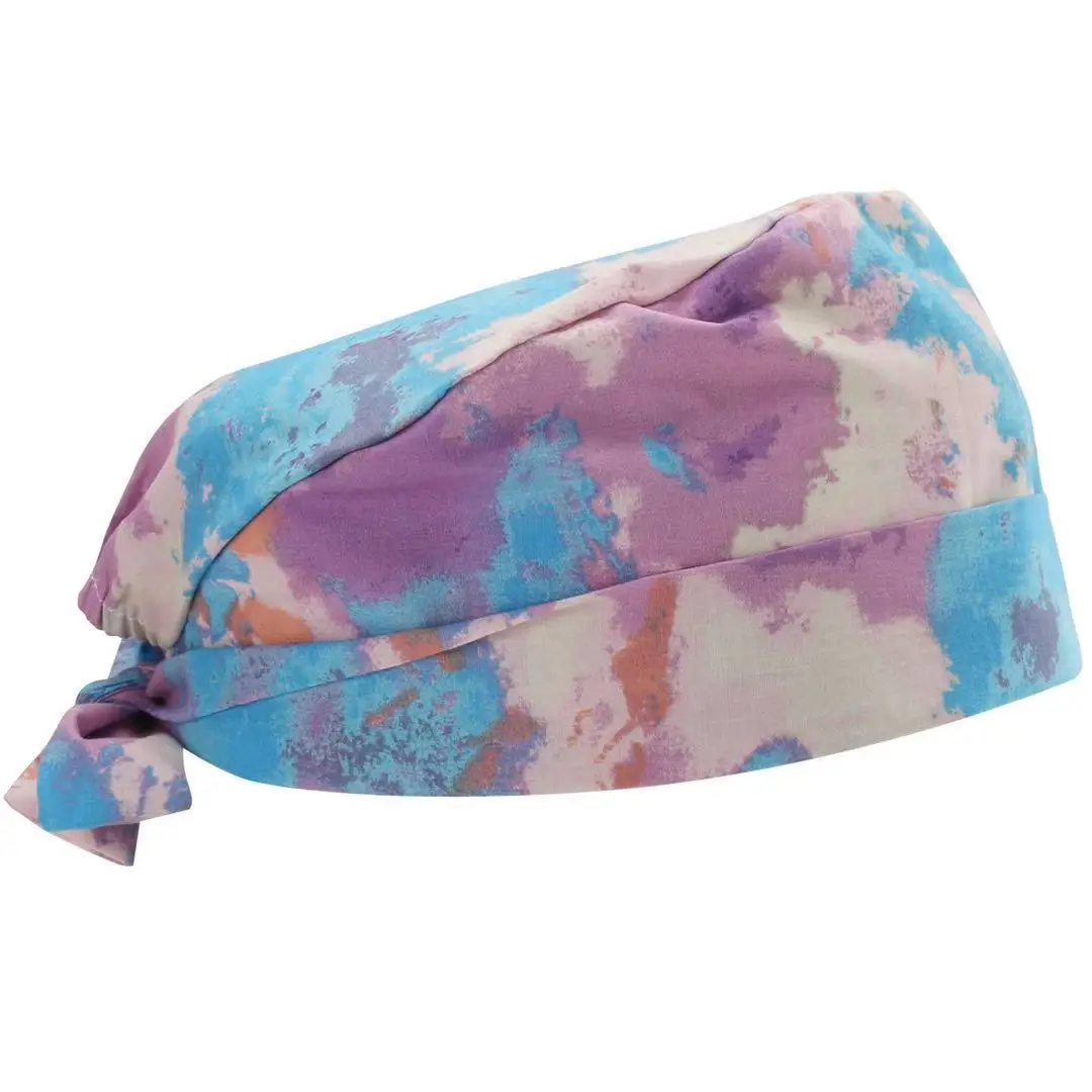 GUOER Unisex customizable satin lined scrub hat scrubs uniforms hat scrub hats caps