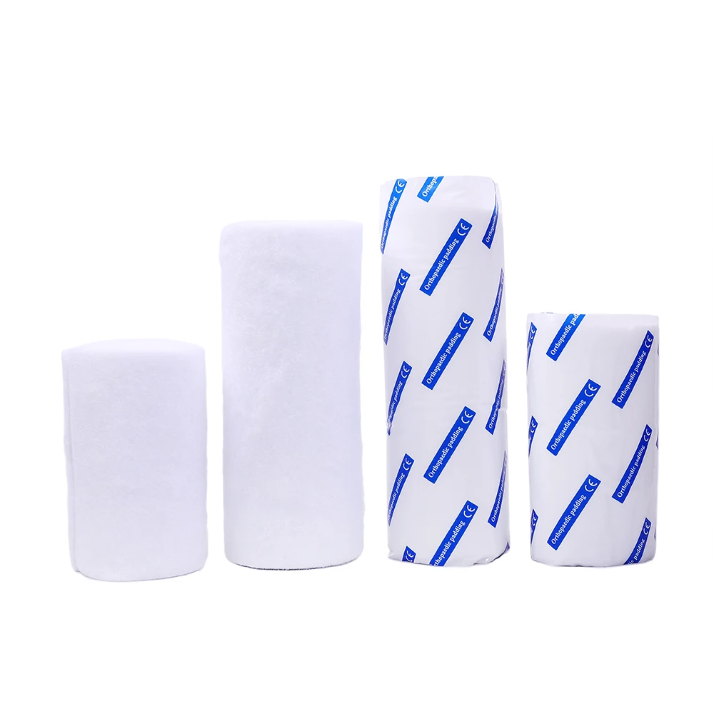 Medical Consumables Polyester Cotton Synthetic Plaster Bandage Undercast Orthopedic Cast Padding