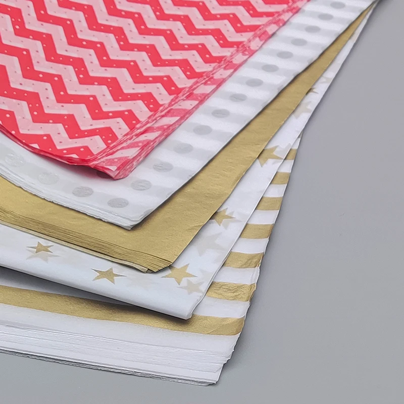 Professional Suppliers Branded Printed Christmas Tissue Wrapping Paper Tissue Paper For Gift Packing