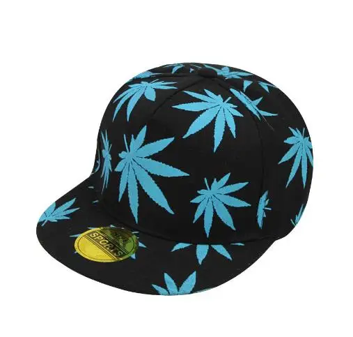 Top Quality Embroidery maple  Leaf Snapback Hat Hip Hop Snapback Hats