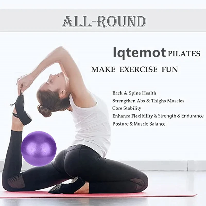 25cm Yoga Ball Exercise Gymnastic Fitness Pilates Ball Balance Exercise Gym Fitness Yoga Core Indoor Training Yoga Ball