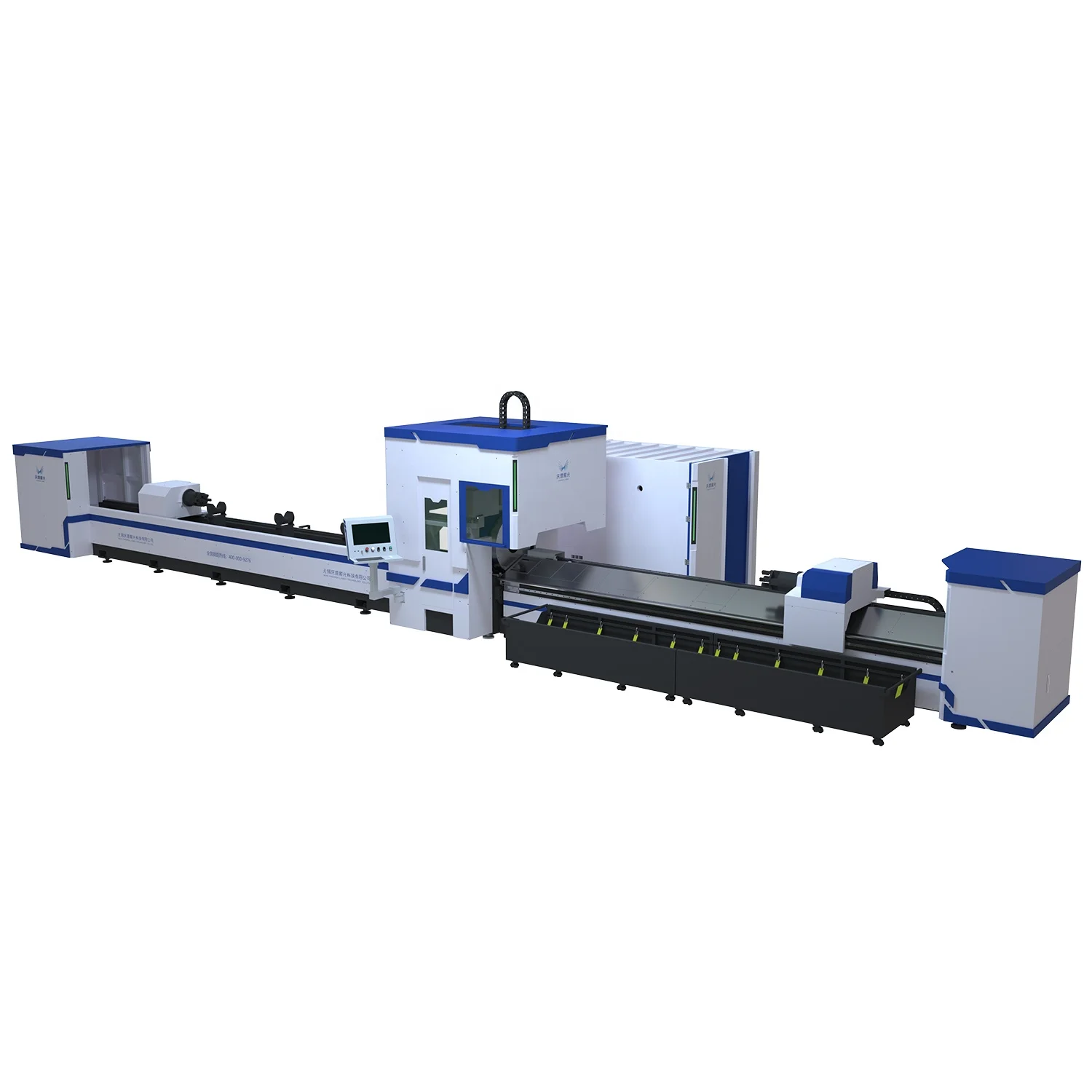 High Precision 1500W 2000W 3000W Metal Cutting Machinery CNC Pipe Fiber Laser Cutting Machine Tube Cutter Price