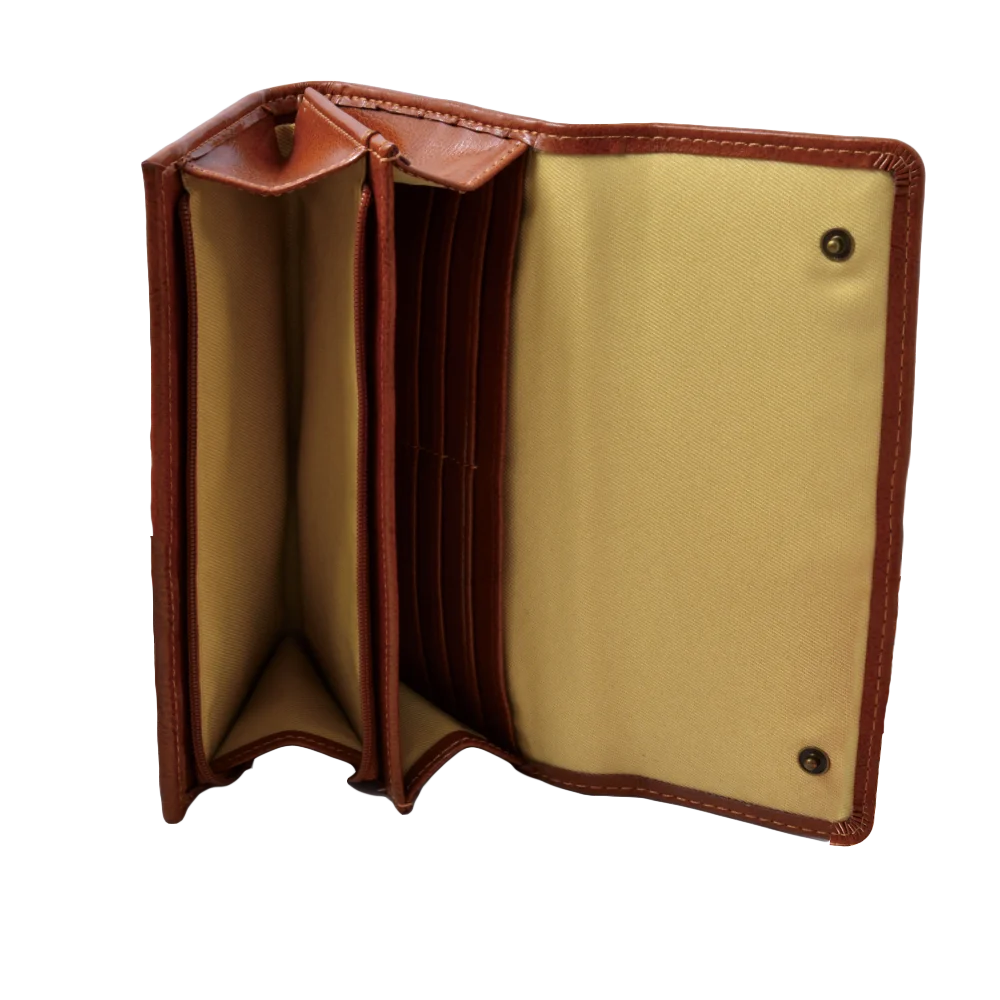 Wholesale genuine wallet leather men leather long wallet luxury designer card holder wallets men