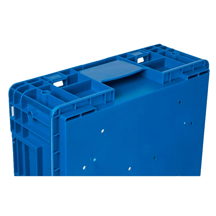 KLT6147 Stackable Plastic Turnover Crates Tote Box