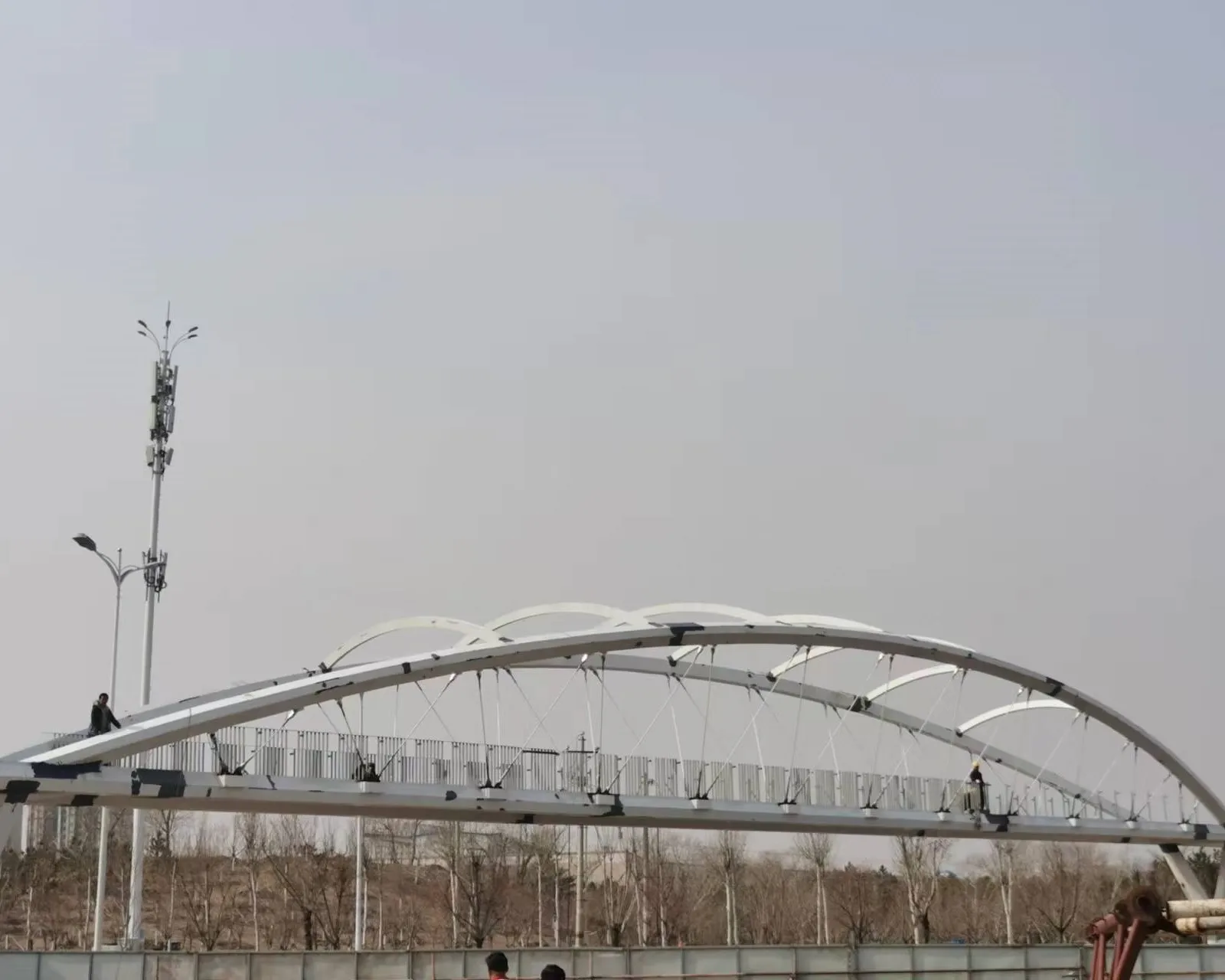 Professional Supply Modern Design Pedestrian Bridge Steel Structure with High Quality Bridge Steel Structure