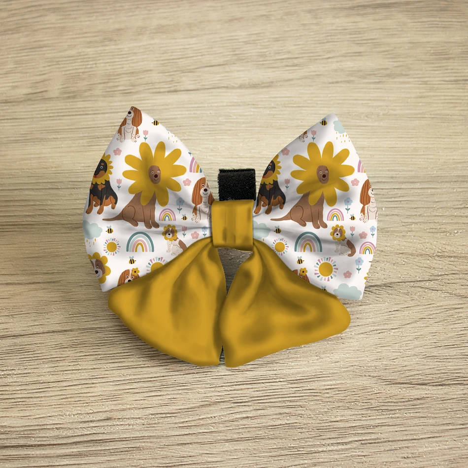 Newly hot selling dog accessories long tail pet bow dog hair bow luxury manufacture wholesale cheaper