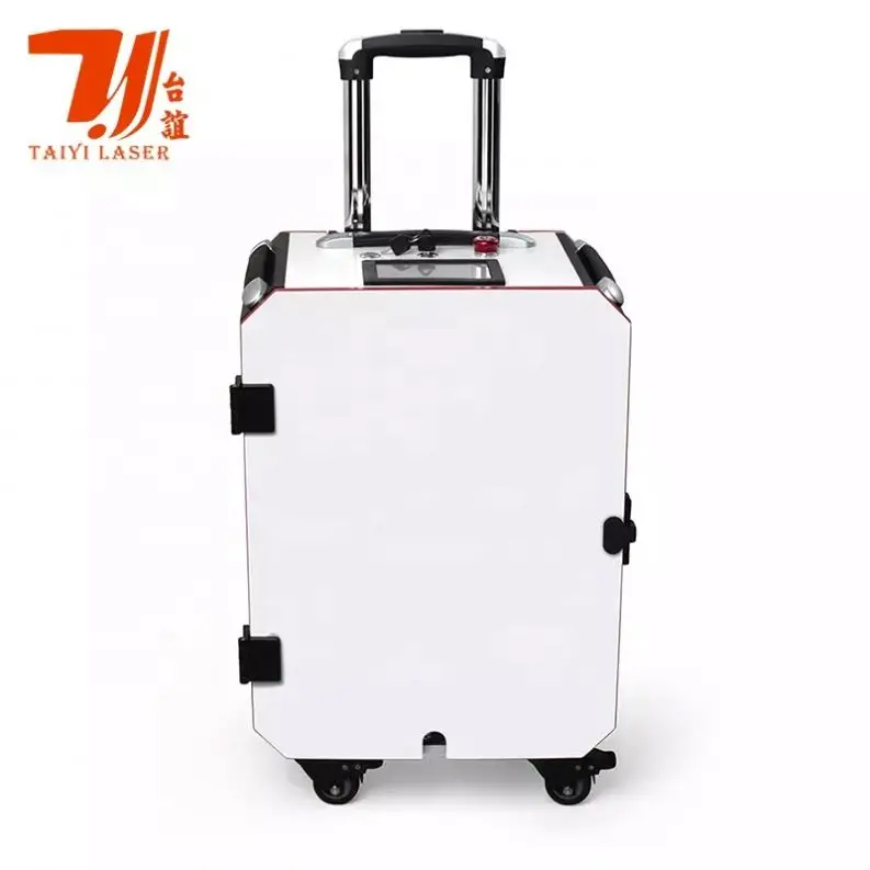 Canton Fair Promotion MINI Handheld  Fiber Laser Cleaning Laser Rust Removal Machine for Boat