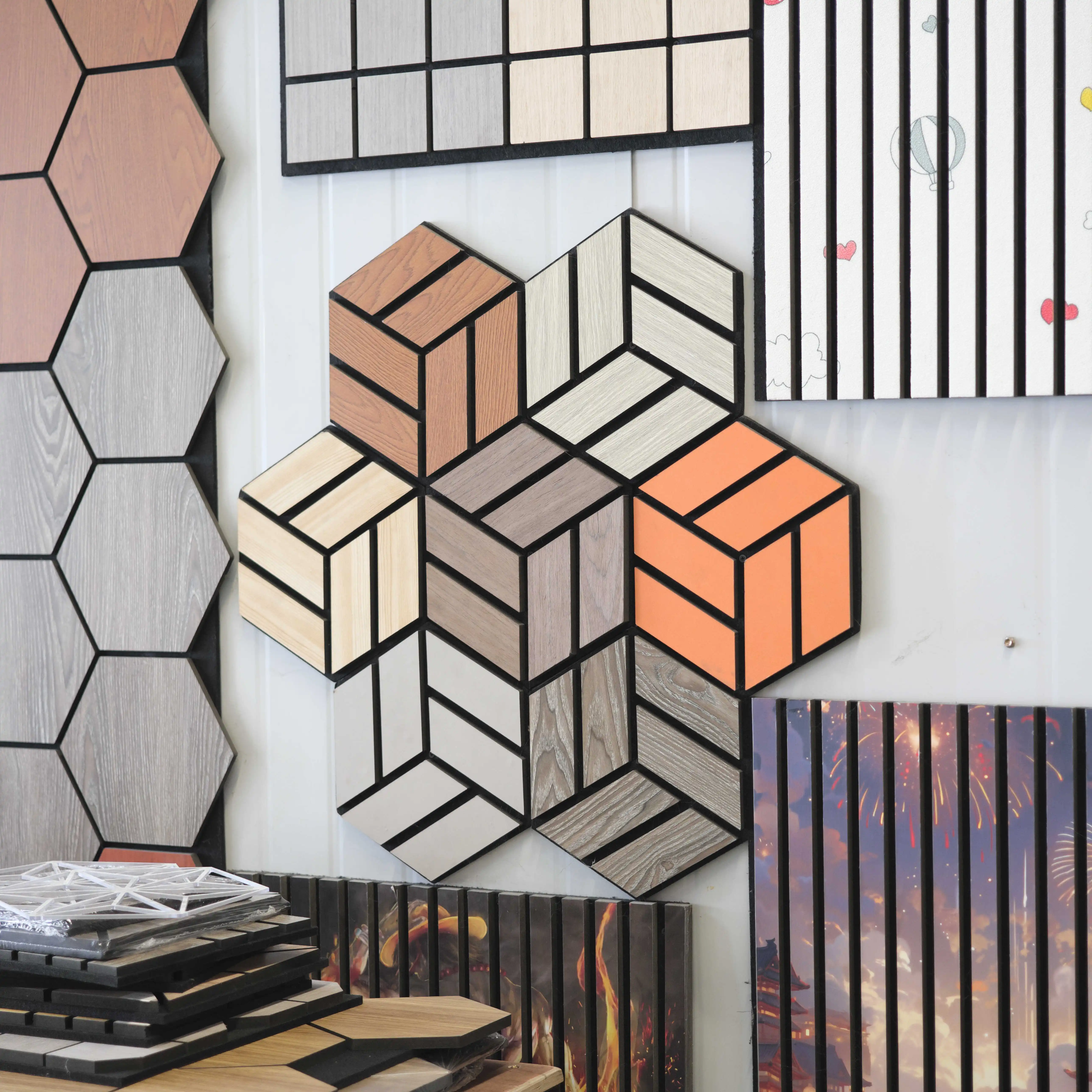 Sound Absorbing Black Oak Wood Slat Wall Panels Acupanel Acoustic Panel Akupanel
