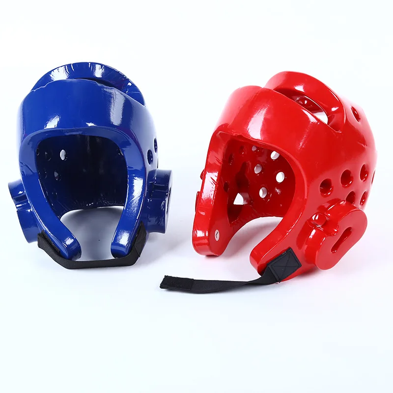Taekwondo Helmet Sparring Headgear Equipment For Kids And Teenagers Synthetic Leather Head Guard For Martial Arts Kickboxing