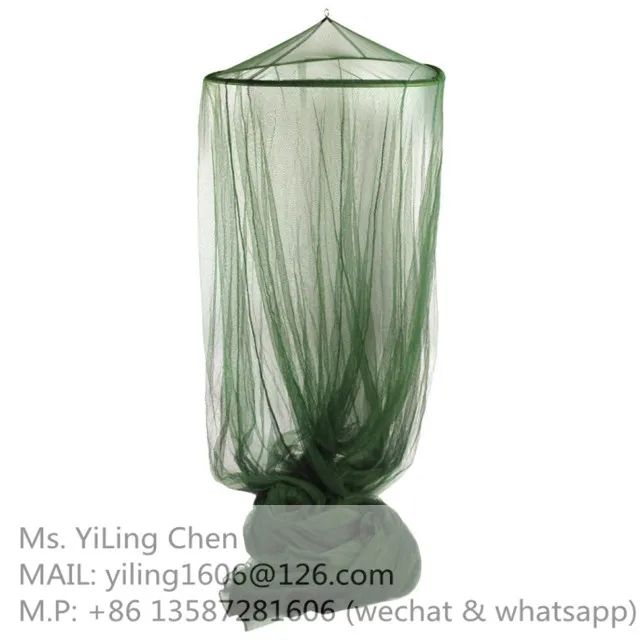 OLIVE GREEN DRAB CIRCULAR CONICAL ROUND AR MY MOSQUITO NET