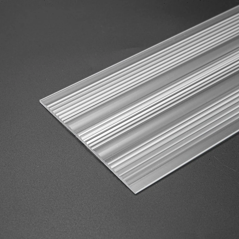 Customized Extrusion Polycarbonate Plastic LED Light Cover LED Strip Light Diffuser