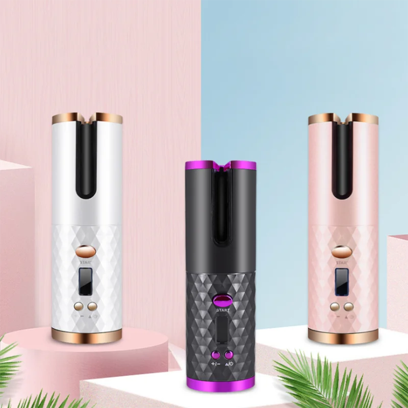 French Curl Braiding Hair Iron Rota Machine Wireless Usb Charging Product For Curling Hair