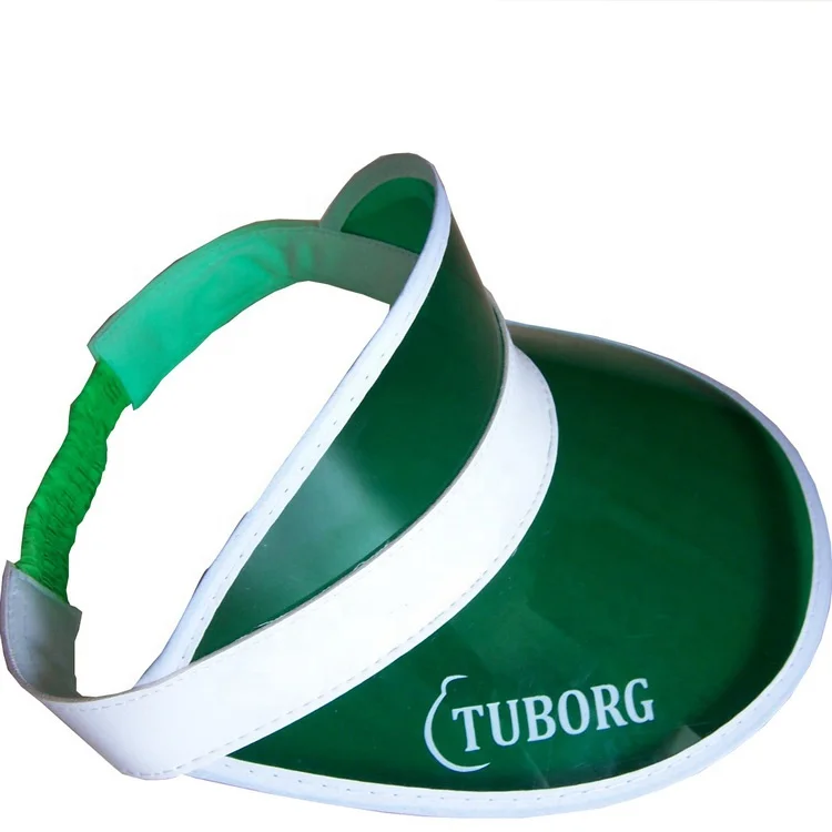 New clear transparent visor Plastic sun visor Pvc Sun Visor cap Party Casual Hat