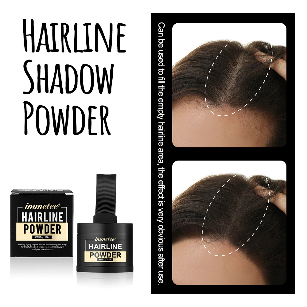 OEM/ODM Hair Fiber Powder 15 Color Custom Hairline Modified Concealer Root Cover Up Hairline Powder Hair Fiber