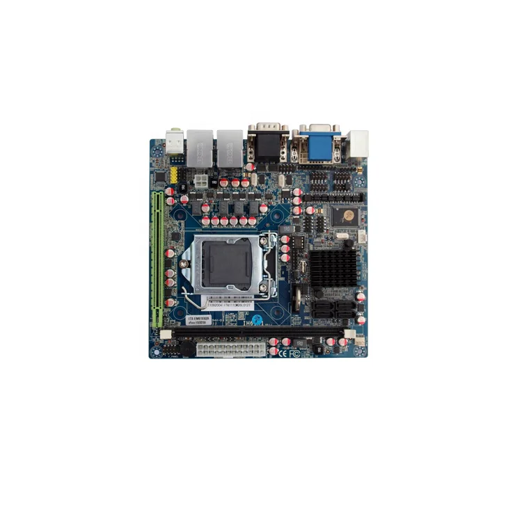 Intel LGA1155 I3 I5 I7 поддерживает мини-itx материнская плата на основе H61 ITX-EM61X62A для