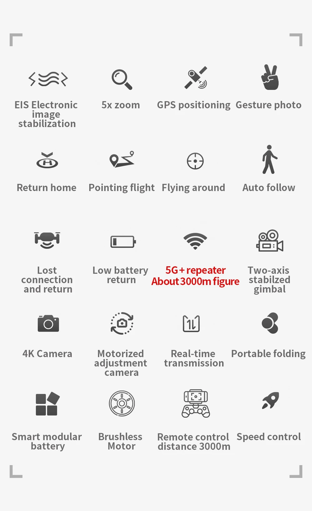 New Version 3KM Rc Distance F11 4k Pro Professional Drone 4k 26mins Flight Time Dron Quadcopter